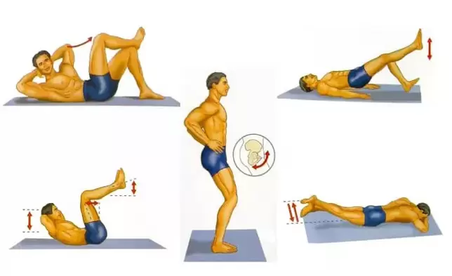 Complex of physical exercises to increase potency in men