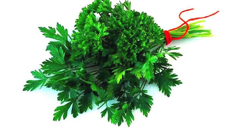 Parsley to increase potency in men